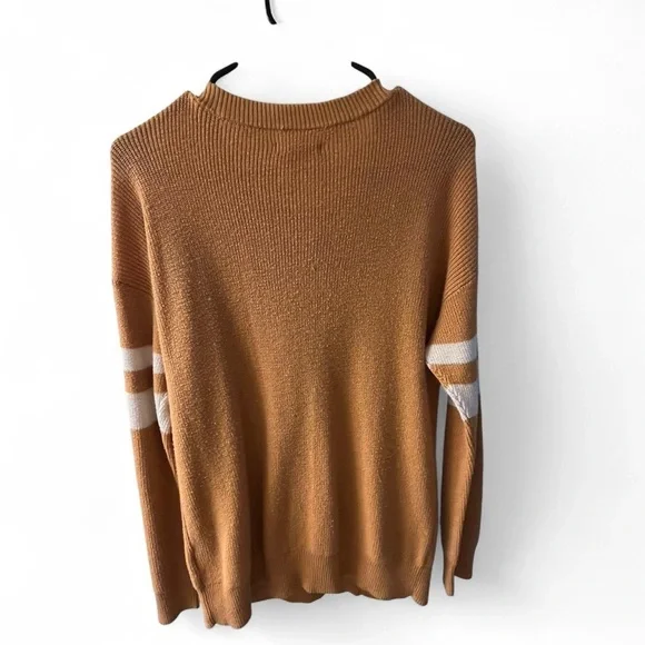 American Eagle Outfitters Camel Button-Up Sweater - Picture 4 of 4